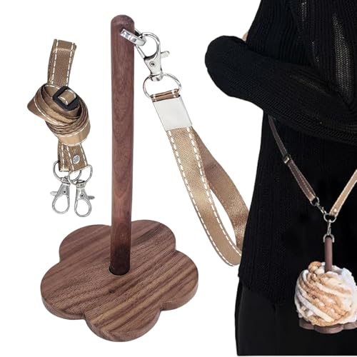 Fravsiu Tragbarer Garnhalter am Handgelenk, tragbarer Garnhalter, Holzgarnhalter mit Armband – Strickzubehör für Bastelfreunde, Aufbewahrung von Garnen, um Verheddern zu vermeiden Fravsiu Tragbarer Garnhalter am Handgelenk, tragbarer Garnhalter, Holzgarnhalter mit Armband – Strickzubehör für Bastelfreunde, Aufbewahrung von Garnen, um Verheddern zu vermeiden von Fravsiu