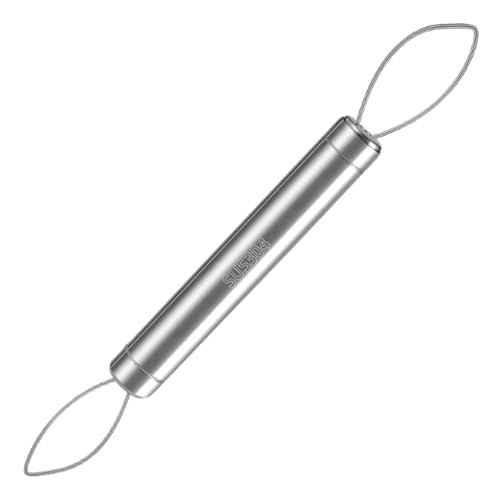 Fruit Peeler, Grape Skin Remover, doppelseitig verwendbar, Edelstahl, Küchenzubehör, kompaktes Design, für Salat, Cocktail, Berry, Camping, Reisen, Zuhause, 7,28 x 0,79 Zoll Fruit Peeler, Grape Skin Remover, doppelseitig verwendbar, Edelstahl, Küchenzubehör, kompaktes Design, für Salat, Cocktail, Berry, Camping, Reisen, Zuhause, 7,28 x 0,79 Zoll von Fravsiu