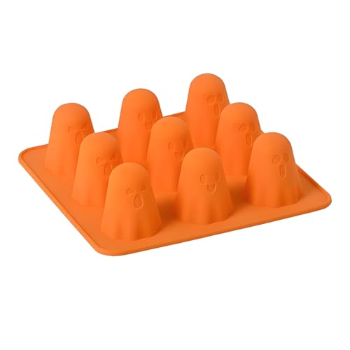 Ghost Mold, 3D Chocolate Mold, Silicone Easy Demoulding, Non-Stick Design, Reusable Bakeware for Halloween, Wedding, Birthday Party, Cooking Class, Food Bloggers, Event Caterers von Fravsiu