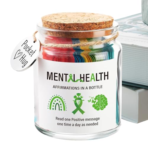 Inspirational Messages in a Bottle, Emotional Support Jar with Motivational Cards, Wellness and Stress Relief Encouragement, Excellent for Personal Use, Gifting, and Affirmations Inspirational Messages in a Bottle, Emotional Support Jar with Motivational Cards, Wellness and Stress Relief Encouragement, Excellent for Personal Use, Gifting, and Affirmations von Fravsiu