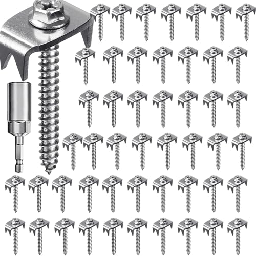 Metallzaunklammern, Zaunnägel aus Edelstahl, -Clips, Metallzaunklammern, Nadelholzklammern, Zaunnägel, Zaunklammern, Drahtbefestigungsklammern, von Fravsiu