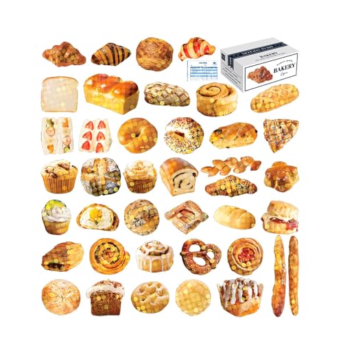 Mini Delivery Box, Sticker Set, Sticker Container with Tiny Bubble Wrap and Invoice, Realistic Envelope Seals for Handbook, Greeting Card, Scrapbooking, 2.36x1.57x0.98 Inches von Fravsiu