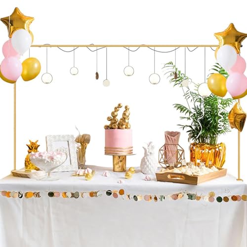 Tischbogen, Over-The-Tisch-Set, Tischbanner, Hintergrundbild, Ballonrahmen, dekoratives Gestell für Veranstaltungen, Partys, Hochzeiten, Geburtstage und besondere Anlässe Tischbogen, Over-The-Tisch-Set, Tischbanner, Hintergrundbild, Ballonrahmen, dekoratives Gestell für Veranstaltungen, Partys, Hochzeiten, Geburtstage und besondere Anlässe von Fravsiu