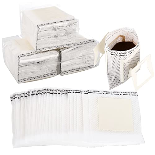 Frcctre 200 Stück Kaffeefilter-Papiertüten, tragbare Lebensmittelqualität, hängende Ohrentropf-Kaffeebeutel, Einzelportion, Einweg-Tropfkaffeefilterbeutel für Zuhause, Büro, Reisen, Camping Frcctre 200 Stück Kaffeefilter-Papiertüten, tragbare Lebensmittelqualität, hängende Ohrentropf-Kaffeebeutel, Einzelportion, Einweg-Tropfkaffeefilterbeutel für Zuhause, Büro, Reisen, Camping von Frcctre