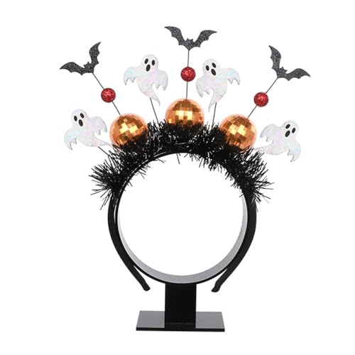 Frdun Halloween-Stirnband, Fledermaus, Geist, Kopfbedeckung, Halloween-Haarschmuck für Halloween, Cosplay, Partygeschenke von Frdun