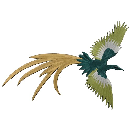 Freak Scene Aufnäher XL - Phönix - Vogel - Rückenaufnäher grün von Freak Scene