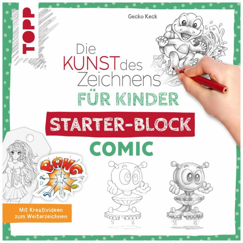 Die Kunst des Zeichnens für Kinder Starter-Block - Comic von TOPP
