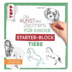 Die Kunst des Zeichnens für Kinder Starter-Block - Tiere von TOPP