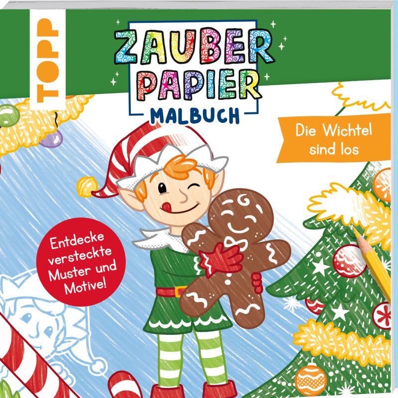 Zauberpapier Malbuch - Die Wichtel sind los von TOPP