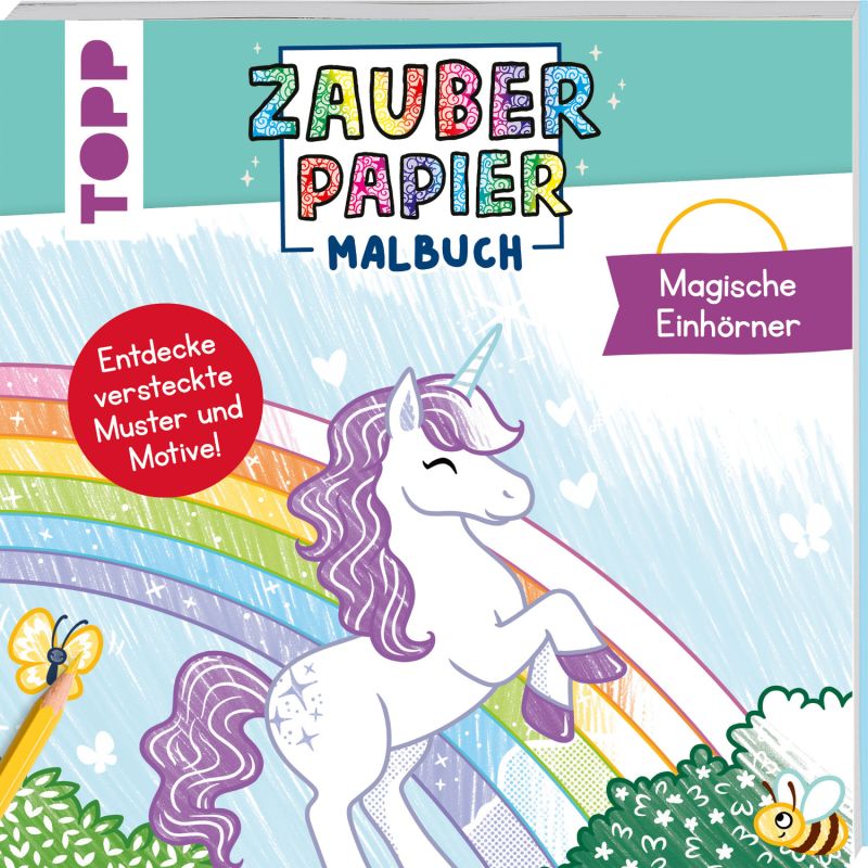 Zauberpapier Malbuch - Magische Einhörner Zauberpapier Malbuch - Magische Einhörner von TOPP