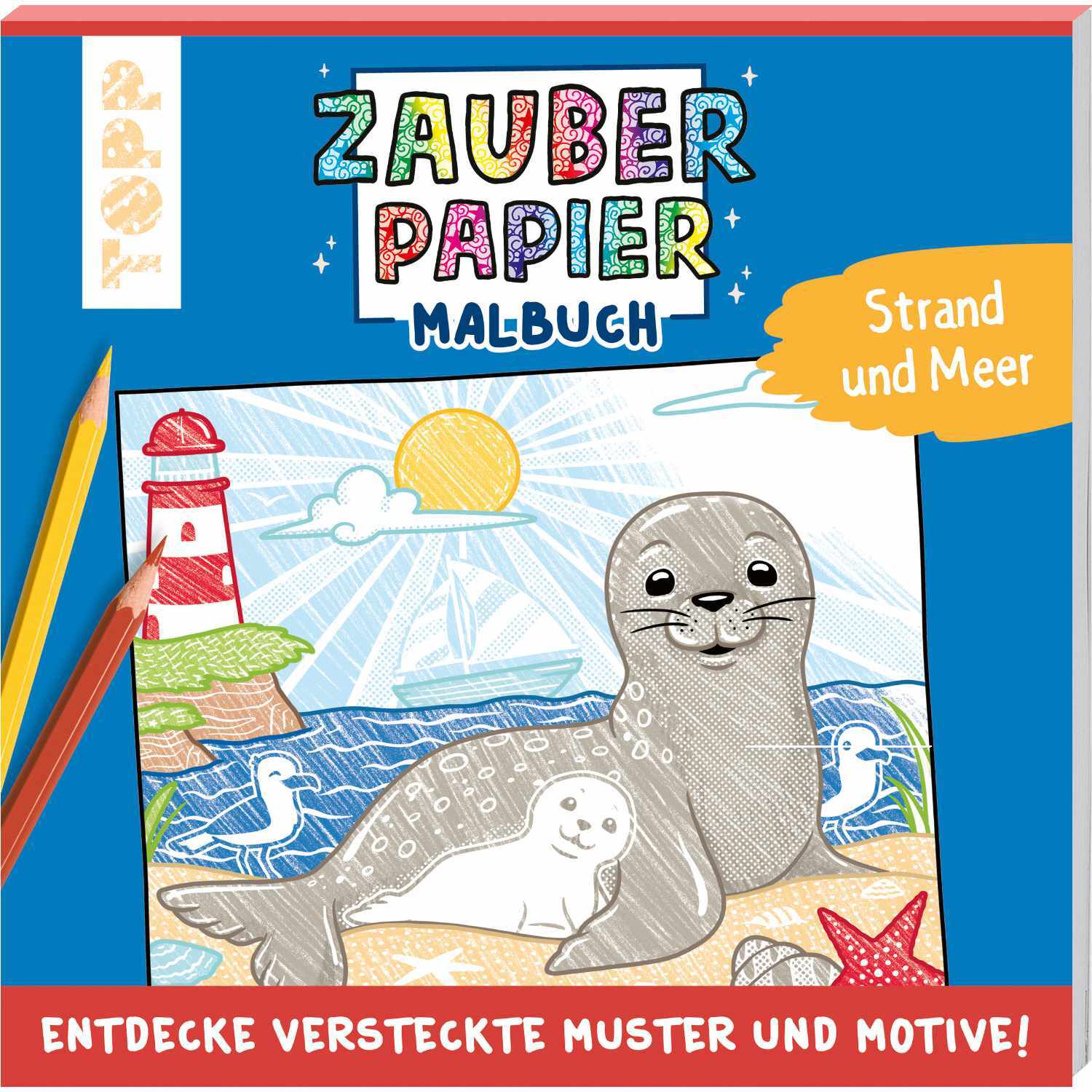 Zauberpapier Malbuch - Strand und Meer Zauberpapier Malbuch - Strand und Meer von TOPP