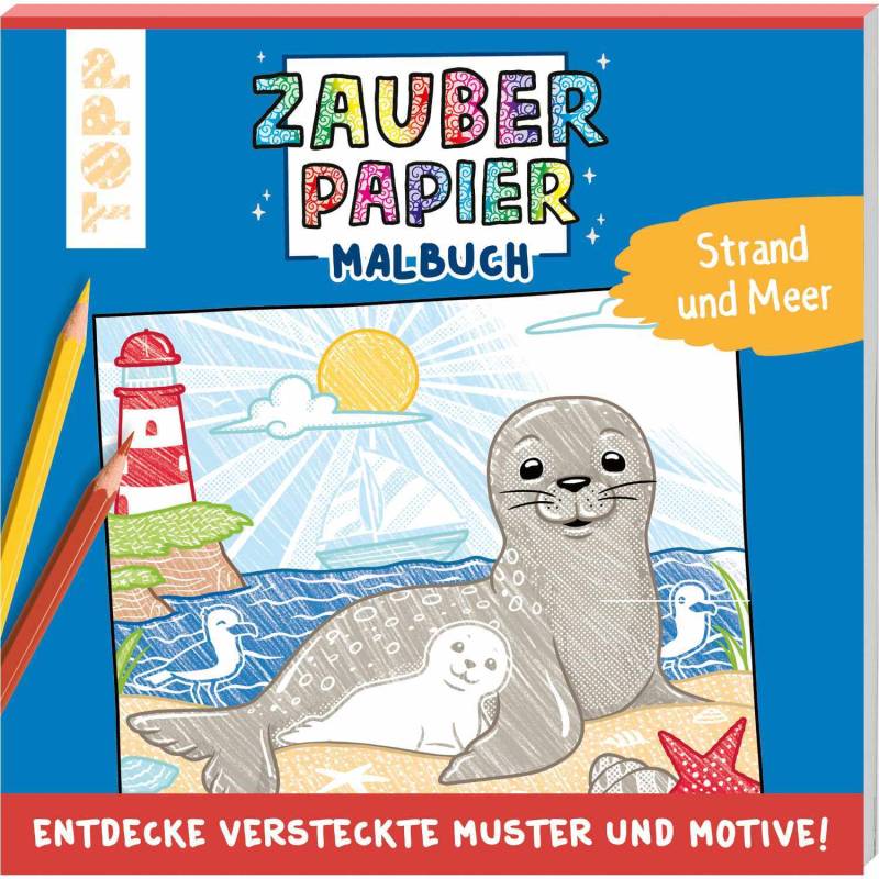 Zauberpapier Malbuch - Strand und Meer von TOPP