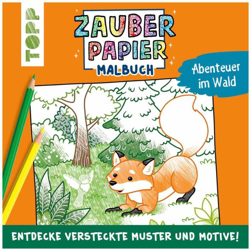 Zauberpapier Malbuch Wald von TOPP