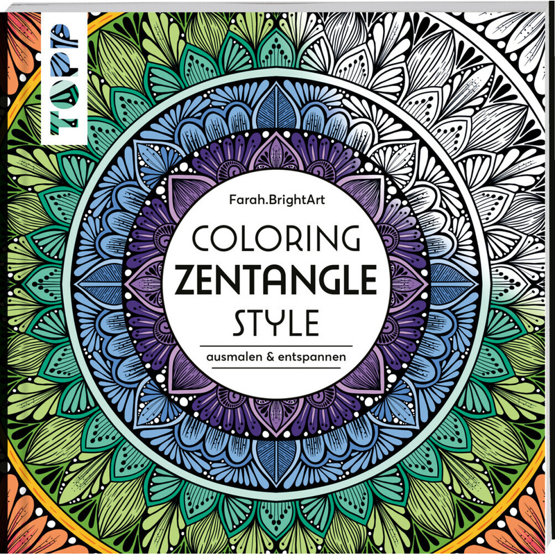Coloring Zentangle-Style - Farah Brightart, Taschenbuch von Frech