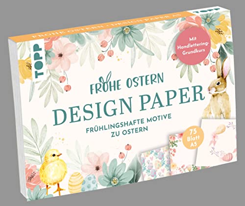 Design Paper Frohe Ostern A5 von TOPP
