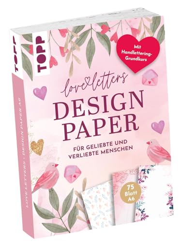 Design Paper Love Letters A6 von TOPP