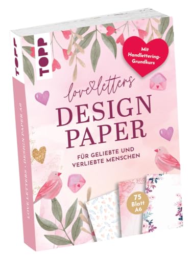 Design Paper Love Letters A6 von TOPP