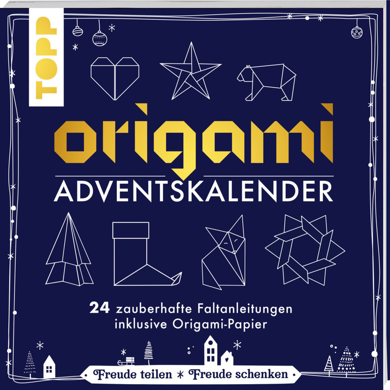 Origami Adventskalender - frechverlag, Kartoniert (TB) von Frech