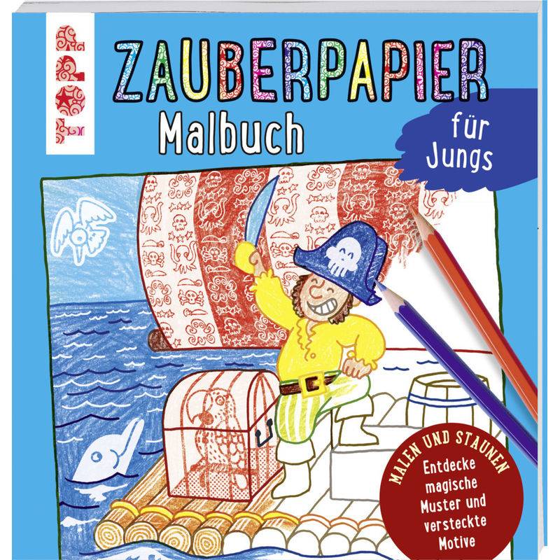 Zauberpapier Malbuch Für Jungs - Norbert Pautner, Taschenbuch von Frech