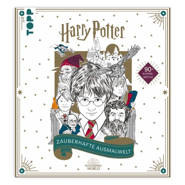 Harry Potter - Zauberhafte Ausmalwelt, 96 Seiten von Frechverlag GmbH