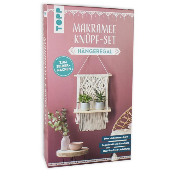 Makramee Knüpf-Set, Hängeregal Makramee Knüpf-Set, Hängeregal von Frechverlag GmbH