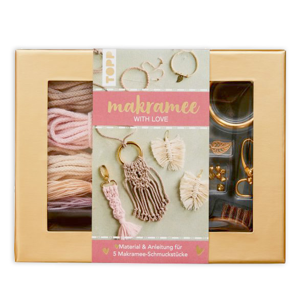 "Makramee with Love" - Bastelset für 5 Schmuckstücke "Makramee with Love" - Bastelset für 5 Schmuckstücke von Frechverlag