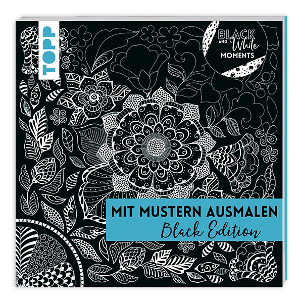 Mit Mustern ausmalen: Black Edition von Frechverlag