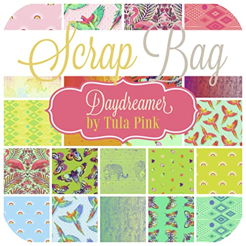 Daydreamer Schrotttasche (ca. 1,8 m) von Tula Pink für Free Spirit 2 Yards DIY Quiltstoff von Free Spirit