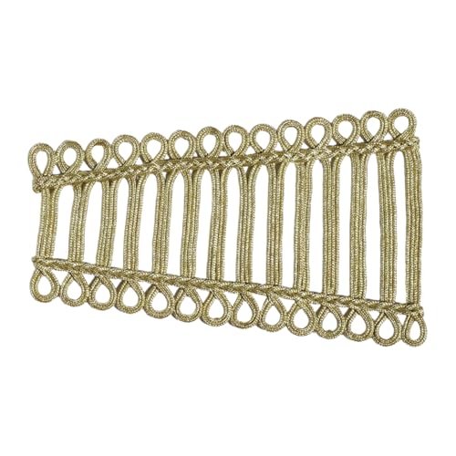 Freebily Chinesische Knoten Frosch Knöpfe Applikationen gestickt Nähen auf Patch für Kleid Kissen Nähen Zubehör Gold 1 Einheitsgröße Freebily Chinesische Knoten Frosch Knöpfe Applikationen gestickt Nähen auf Patch für Kleid Kissen Nähen Zubehör Gold 1 Einheitsgröße von Freebily