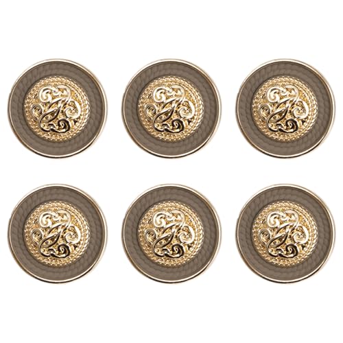 Freebily Gold Metal Blazer Button Exquisite Sewing Buttons Für Blazers Suits Sport Coats Uniform Jackets Khaki 3 6Pcs Einheitsgröße Freebily Gold Metal Blazer Button Exquisite Sewing Buttons Für Blazers Suits Sport Coats Uniform Jackets Khaki 3 6Pcs Einheitsgröße von Freebily