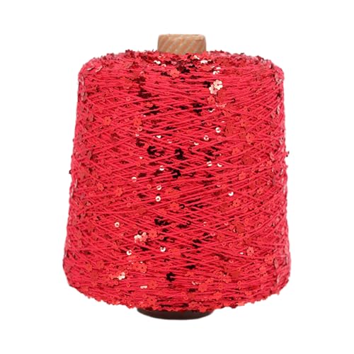 Freebily Rolle Glitzerndes Sequengarn Zum Stricken Strickmodisches Garn Häkelgarn Strang Für Handarbeit Typ 1 Einheitsgröße Freebily Rolle Glitzerndes Sequengarn Zum Stricken Strickmodisches Garn Häkelgarn Strang Für Handarbeit Typ 1 Einheitsgröße von Freebily