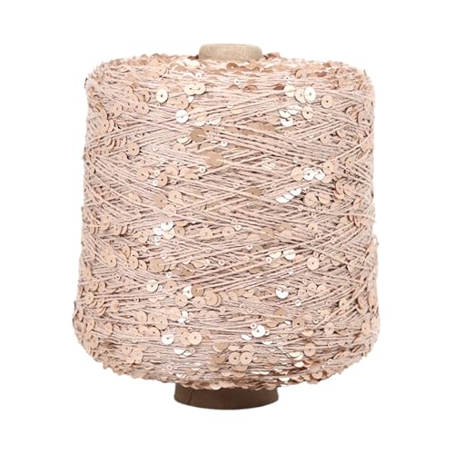 Freebily Rolle Glitzerndes Sequengarn Zum Stricken Strickmodisches Garn Häkelgarn Strang Für Handarbeit Typ 15 Einheitsgröße Freebily Rolle Glitzerndes Sequengarn Zum Stricken Strickmodisches Garn Häkelgarn Strang Für Handarbeit Typ 15 Einheitsgröße von Freebily