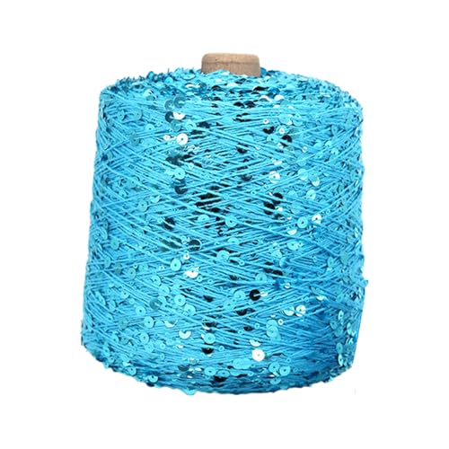 Freebily Rolle Glitzerndes Sequengarn Zum Stricken Strickmodisches Garn Häkelgarn Strang Für Handarbeit Typ 18 Einheitsgröße Freebily Rolle Glitzerndes Sequengarn Zum Stricken Strickmodisches Garn Häkelgarn Strang Für Handarbeit Typ 18 Einheitsgröße von Freebily