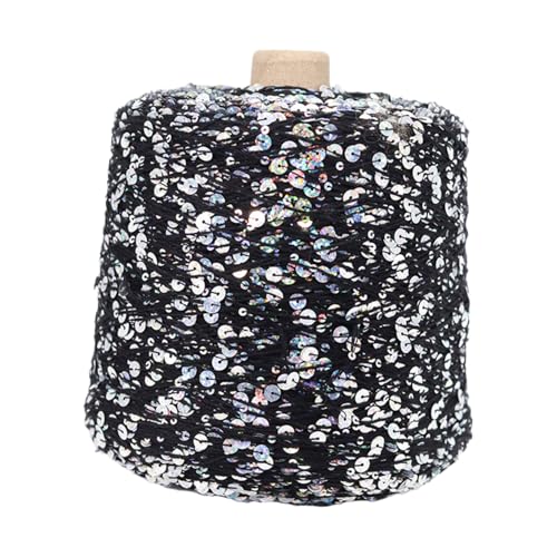 Freebily Rolle Glitzerndes Sequengarn Zum Stricken Strickmodisches Garn Häkelgarn Strang Für Handarbeit Typ 3 Einheitsgröße Freebily Rolle Glitzerndes Sequengarn Zum Stricken Strickmodisches Garn Häkelgarn Strang Für Handarbeit Typ 3 Einheitsgröße von Freebily