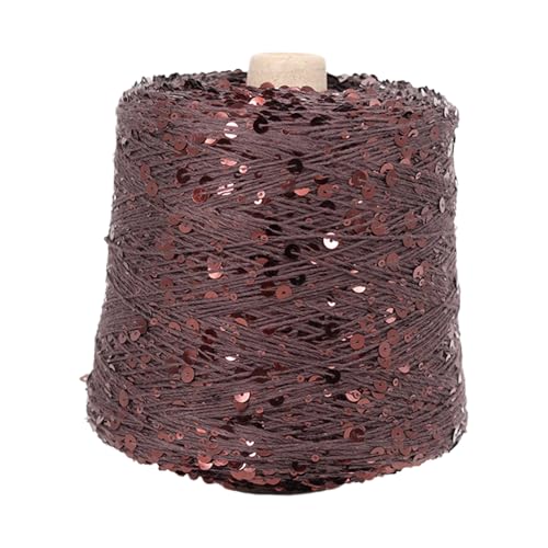 Freebily Rolle Glitzerndes Sequengarn Zum Stricken Strickmodisches Garn Häkelgarn Strang Für Handarbeit Typ 8 Einheitsgröße Freebily Rolle Glitzerndes Sequengarn Zum Stricken Strickmodisches Garn Häkelgarn Strang Für Handarbeit Typ 8 Einheitsgröße von Freebily