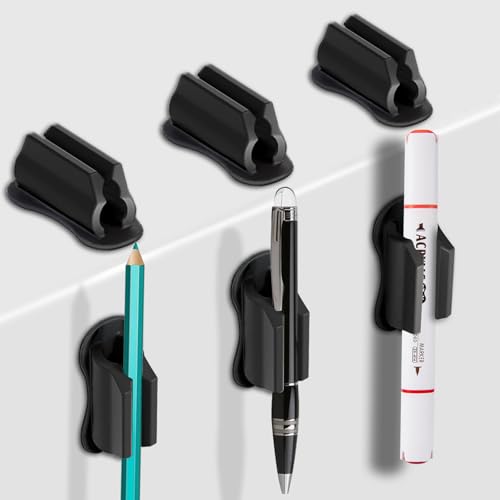Klebestifthalter für Wand Bleistifthalter für Schreibtisch, 6PCS Silikon-Stifthalter für Klemmbrett, Markerhalter klebrigen Stifthalter für Schreibtisch, Lehrer liefert Schreibtisch Organizer(schwarz) Klebestifthalter für Wand Bleistifthalter für Schreibtisch, 6PCS Silikon-Stifthalter für Klemmbrett, Markerhalter klebrigen Stifthalter für Schreibtisch, Lehrer liefert Schreibtisch Organizer(schwarz) von Freewindo