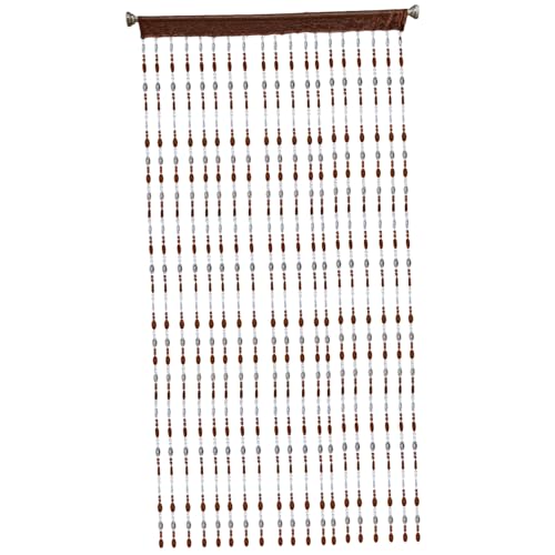 Freiwncr Perlen -Türvorhang 39.4x78, 7 Zoll Elegant Quasten Linie Perlen -Tür Vorhangfliegenbildschirm für Wohnkultur, Türen, Raumteiler und Partydekorationen von Freiwncr