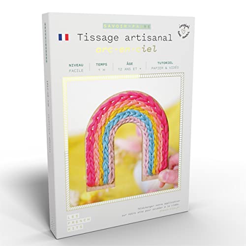 Les French Kits Tuch, zeitgenössisch, Regenbogenfarben von French Kits