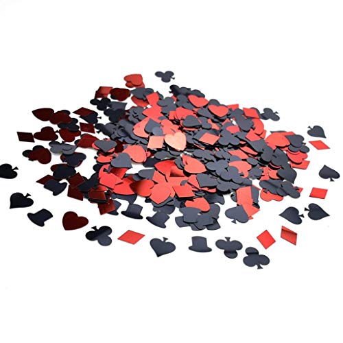 freneci 30g Casino Poker Konfetti Herzen Diamanten Hochzeit Las Vegas Poker Spiel Dekor von Freneci