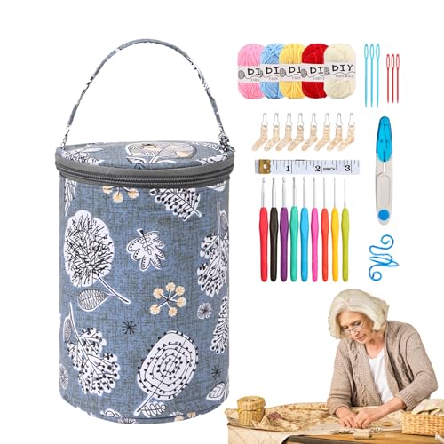 Frfik Häkelnadeln Set Mit Aufbewahrungsetui | Ergonomische Häkelnadeln - Werkzeug-Zubehör Nadeln Für Handstricken Erwachsene Anfänger Reiseetasche Frfik Häkelnadeln Set Mit Aufbewahrungsetui | Ergonomische Häkelnadeln - Werkzeug-Zubehör Nadeln Für Handstricken Erwachsene Anfänger Reiseetasche von Frfik