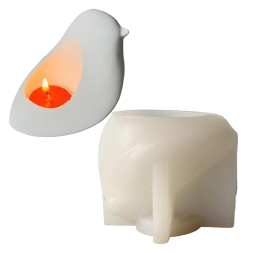 Frfik Silikon Kerzenhalter Form | Silikonform Für Vogelförmige Kerzengläser,Anfängerfreundliche Antihaft-Gussform für Beton Epoxidharz Schmucktablett Schlüsselbehälter Frfik Silikon Kerzenhalter Form | Silikonform Für Vogelförmige Kerzengläser,Anfängerfreundliche Antihaft-Gussform für Beton Epoxidharz Schmucktablett Schlüsselbehälter von Frfik