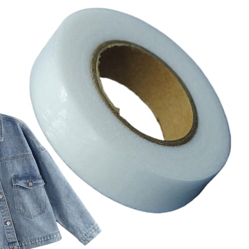 Gewebeband - Schmelzklebeband, 25m Gaffa - Stark haftender Kleidungsstoff zum Säumen und Reparieren, ideal für Kleidung, Halsbänder, Manschetten, Nähen - Weiß Gewebeband - Schmelzklebeband, 25m Gaffa - Stark haftender Kleidungsstoff zum Säumen und Reparieren, ideal für Kleidung, Halsbänder, Manschetten, Nähen - Weiß von Frfik