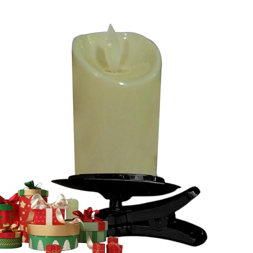 LED Kerzen - 15cm Flammenlose Kerze, Flameless Kerzen - Elektrische Klemme Kerze Attrappe aus PP, tropffrei | Clip-Kerzen, dekorative Weihnachtskerzenlichter für Garten, Hochzeiten & Festlichkeiten LED Kerzen - 15cm Flammenlose Kerze, Flameless Kerzen - Elektrische Klemme Kerze Attrappe aus PP, tropffrei | Clip-Kerzen, dekorative Weihnachtskerzenlichter für Garten, Hochzeiten & Festlichkeiten von Frfik