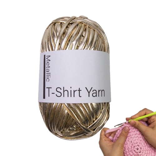 T-Shirt-Garn – grobes Garn zum Häkeln, dickes elastisches T-Shirt für Anfänger – Häkelset – Spaghettigarne für Taschen, Decken, Teppiche, Wohnkultur & Strickprojekte T-Shirt-Garn – grobes Garn zum Häkeln, dickes elastisches T-Shirt für Anfänger – Häkelset – Spaghettigarne für Taschen, Decken, Teppiche, Wohnkultur & Strickprojekte von Frfik