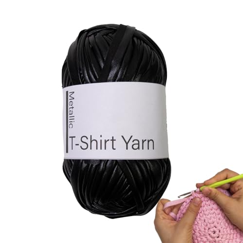 T-Shirt-Garn – grobes Garn zum Häkeln, dickes elastisches T-Shirt für Anfänger – Häkelset – Spaghettigarne für Taschen, Decken, Teppiche, Wohnkultur & Strickprojekte T-Shirt-Garn – grobes Garn zum Häkeln, dickes elastisches T-Shirt für Anfänger – Häkelset – Spaghettigarne für Taschen, Decken, Teppiche, Wohnkultur & Strickprojekte von Frfik