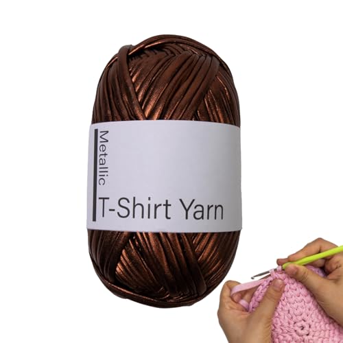 T-Shirt-Garn – grobes Garn zum Häkeln, dickes elastisches T-Shirt für Anfänger – Häkelset – Spaghettigarne für Taschen, Decken, Teppiche, Wohnkultur & Strickprojekte T-Shirt-Garn – grobes Garn zum Häkeln, dickes elastisches T-Shirt für Anfänger – Häkelset – Spaghettigarne für Taschen, Decken, Teppiche, Wohnkultur & Strickprojekte von Frfik
