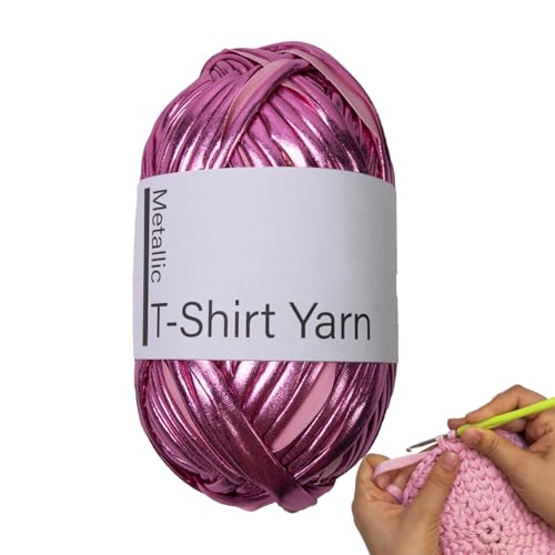 T-Shirt-Garn – grobes Garn zum Häkeln, dickes elastisches T-Shirt für Anfänger – Häkelset – Spaghettigarne für Taschen, Decken, Teppiche, Wohnkultur & Strickprojekte T-Shirt-Garn – grobes Garn zum Häkeln, dickes elastisches T-Shirt für Anfänger – Häkelset – Spaghettigarne für Taschen, Decken, Teppiche, Wohnkultur & Strickprojekte von Frfik