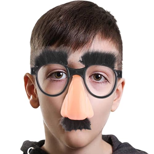 Brille | Große Nasenbrille mit Augenbrauen-Schnurrbart | alberne lustige Foto-Requisiten | Halloween-Brillen Neuheit Streich für Performance-Geburtstagsfeiern Brille | Große Nasenbrille mit Augenbrauen-Schnurrbart | alberne lustige Foto-Requisiten | Halloween-Brillen Neuheit Streich für Performance-Geburtstagsfeiern von Frfik