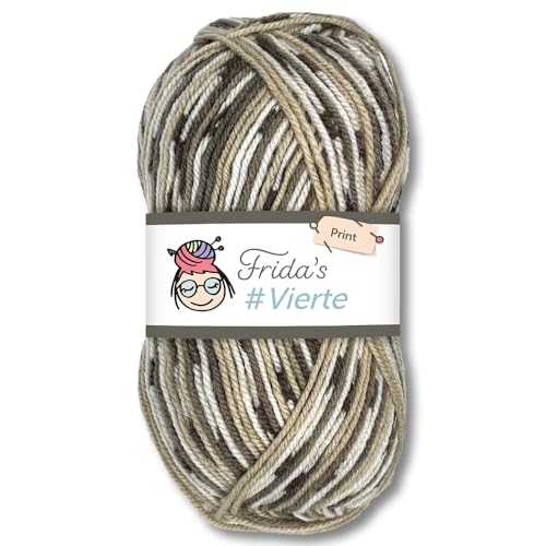 Frida's Wollhaus Frida's 100 g #Vierte Farbverlaufsgarn Wintergarn Effektgarn Wolle Garn Stricken Häkeln große Farbauswahl (110) von Frida's Wollhaus