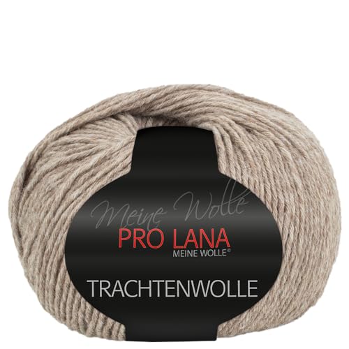 Frida's Wollhaus Pro Lana 100 g Trachtenwolle Schurwolle Stricken Häkeln Garn Wolle 15 Farben (10 | Sand meliert) von Frida's Wollhaus